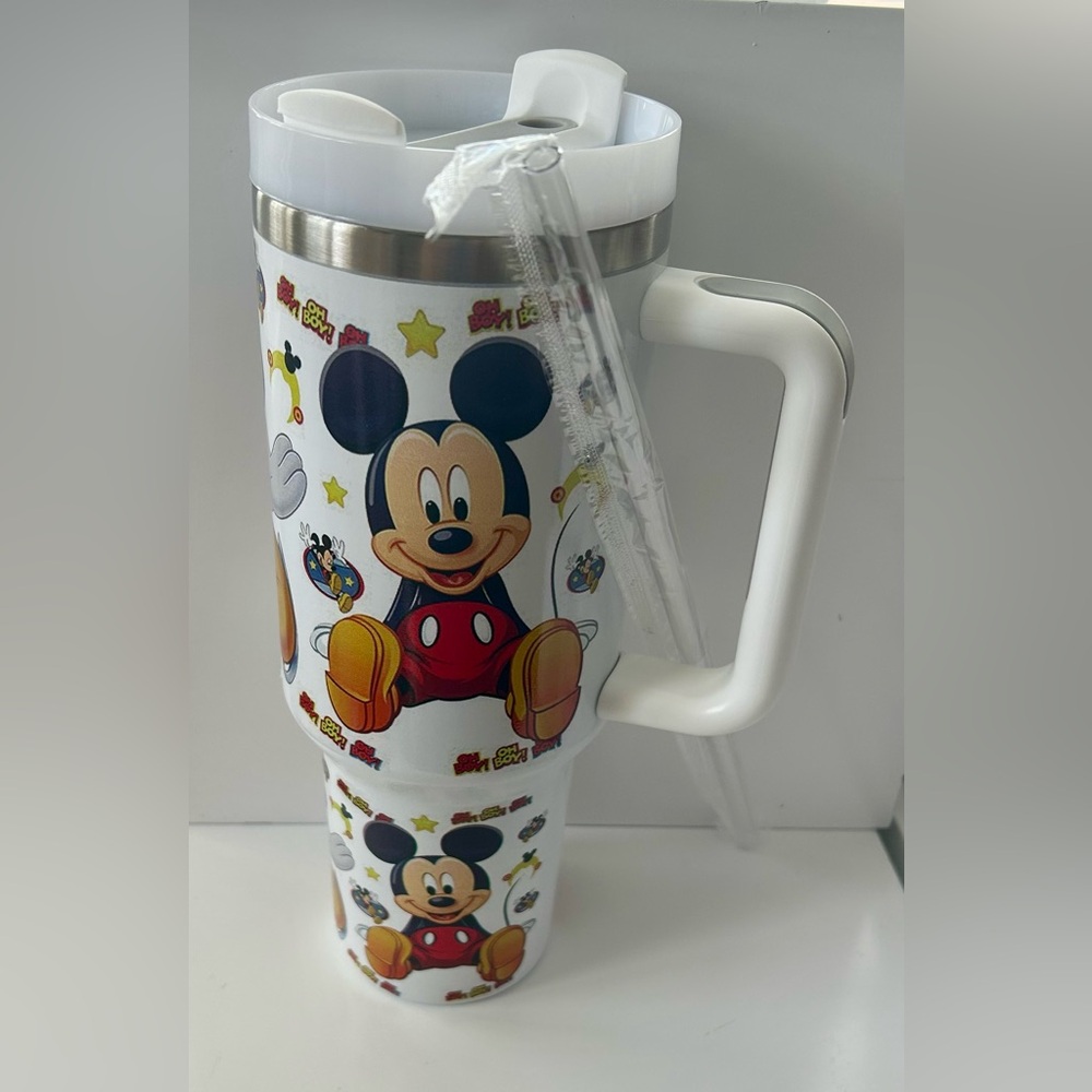 Mickey Mouse 40oz Tumbler with Straw